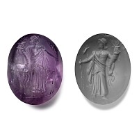 Post-Classical Amethyst Gemstone of the Roman Goddess Fortuna