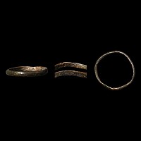 Post Medieval Bronze 'I Love You' Posy Ring