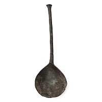 Large Tudor or Stuart Period Pewter Spoon