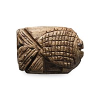 Egyptian Steatite Fish Amulet with Horse