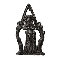 Large Medieval Pewter Female Saint Pilgrim's Badge
