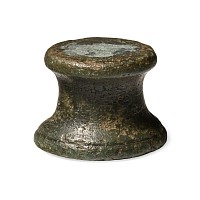 Roman Bronze Statuette Base