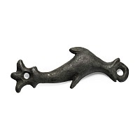 Roman Bronze Dolphin Mount