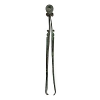 Roman Bronze Serrated Medical Forceps