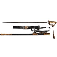 Naval Officer's Dress Sword with Belt