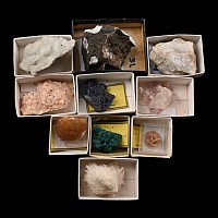 Mixed Crystal and Mineral Specimen Group