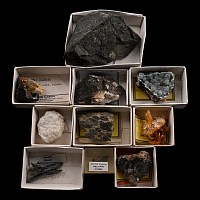 Mixed Crystal and Mineral Specimen Group