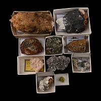 Mixed Crystal and Mineral Specimen Group