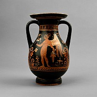 Large Greek Red-Figure Pelike with Nike