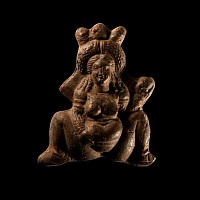 Large Romano-Egyptian Terracotta Figure of Baubo