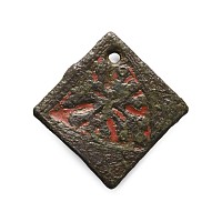 Medieval Knight's Bronze Heraldic Horse Harness Mount