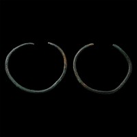Bronze Age Ceremonial Penannular Arm-Ring Pair