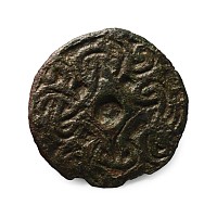 Anglo-Saxon Bronze Borre Style Disc Brooch