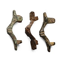 Anglo-Saxon Bronze Equal-Arm Brooch Group