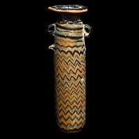 Greek Core-Formed Tall Glass Alabastron
