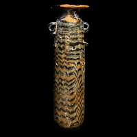 Greek Core-Formed Tall Glass Alabastron