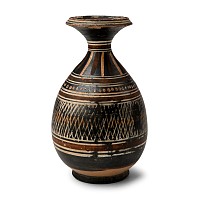 Greek Terracotta Gnathian-Ware Alabastron
