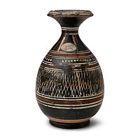 Greek Terracotta Gnathian-Ware Alabastron