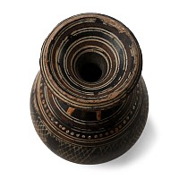 Greek Terracotta Gnathian-Ware Alabastron