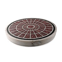 Imperial Porphyry Specimens from the Grand Tour Set into a Marble Table Top