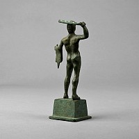 Roman Bronze Statuette of Hercules