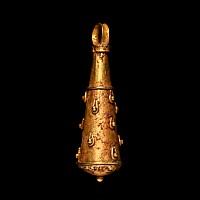 Roman Gold Hercules Club Amulet