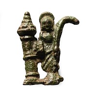 Medieval Bronze Pilgrim's Badge of Saint Barbara