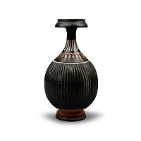 Greek Gnathian Thistle Flask