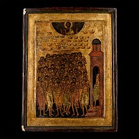 Veneto-Cretan Icon with Forty Martyrs of Sebaste