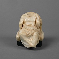 Greek Marble Figure of a Seated God or Philosopher