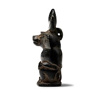 Egyptian Green Stone Baboon Statuette