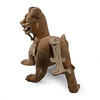 Life-Size Chinese Han Tomb Guardian Terracotta Dog