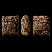 Old Babylonian Terracotta Cuneiform Tablet For an Interest Free Loan From the Moon God Nanna