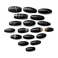 Large Bactrian Banded Agate Bead Collection