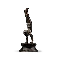 Roman Bronze Hand-Standing Acrobat