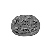 Post-Classical Lapis Lazuli Gemstone with Allegory of Roman Military Power