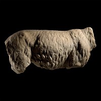 Life-Size Roman Marble Torso of a Ram