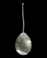 Medieval Silver 'Diamond Point' Spoon