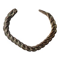 Viking Age Bronze Twisted Bar Bracelet