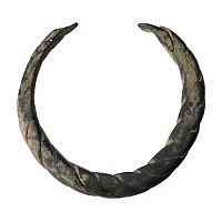 Viking Age Bronze Twisted Bar Bracelet