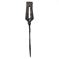 Large Medieval Tanged Iron Incendiary Fire Arrowhead