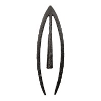 Very Large Medieval Socketted Iron Swallow-Tailed Arrowhead