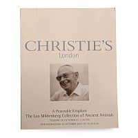 Christie's Auction Catalogue: A Peaceable Kingdom - The Leo Mildenberg Collection of Ancient Animals