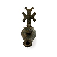 Byzantine Bronze Oil Lamp