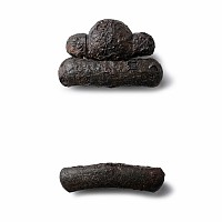 Viking Iron Sword Pommel, Upper Guard and Lower Guard