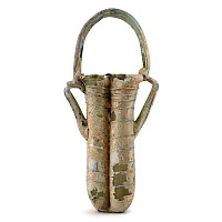 Roman Iridescent Glass Double Unguentarium