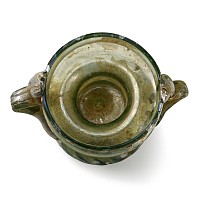 Roman Glass Handled Jar
