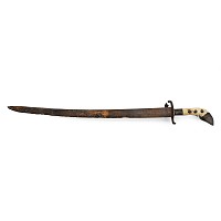 Short Sword with Bronze and Bone Hilt