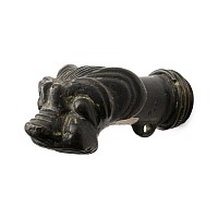 Western Asiatic Bronze Lion Terminal