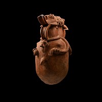 Large African Style Terracotta Vessel